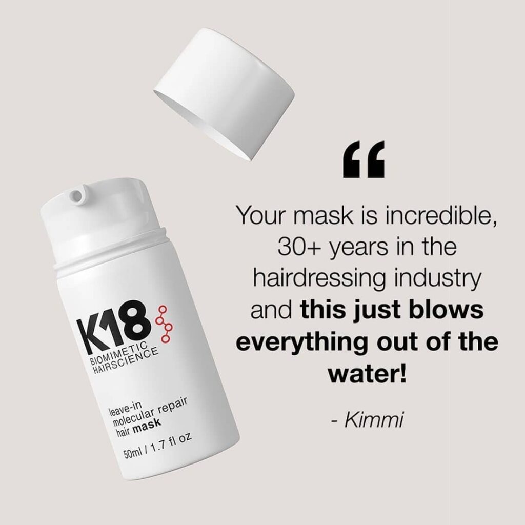 K18 Hair treatment Antonys Hair Salon Bury